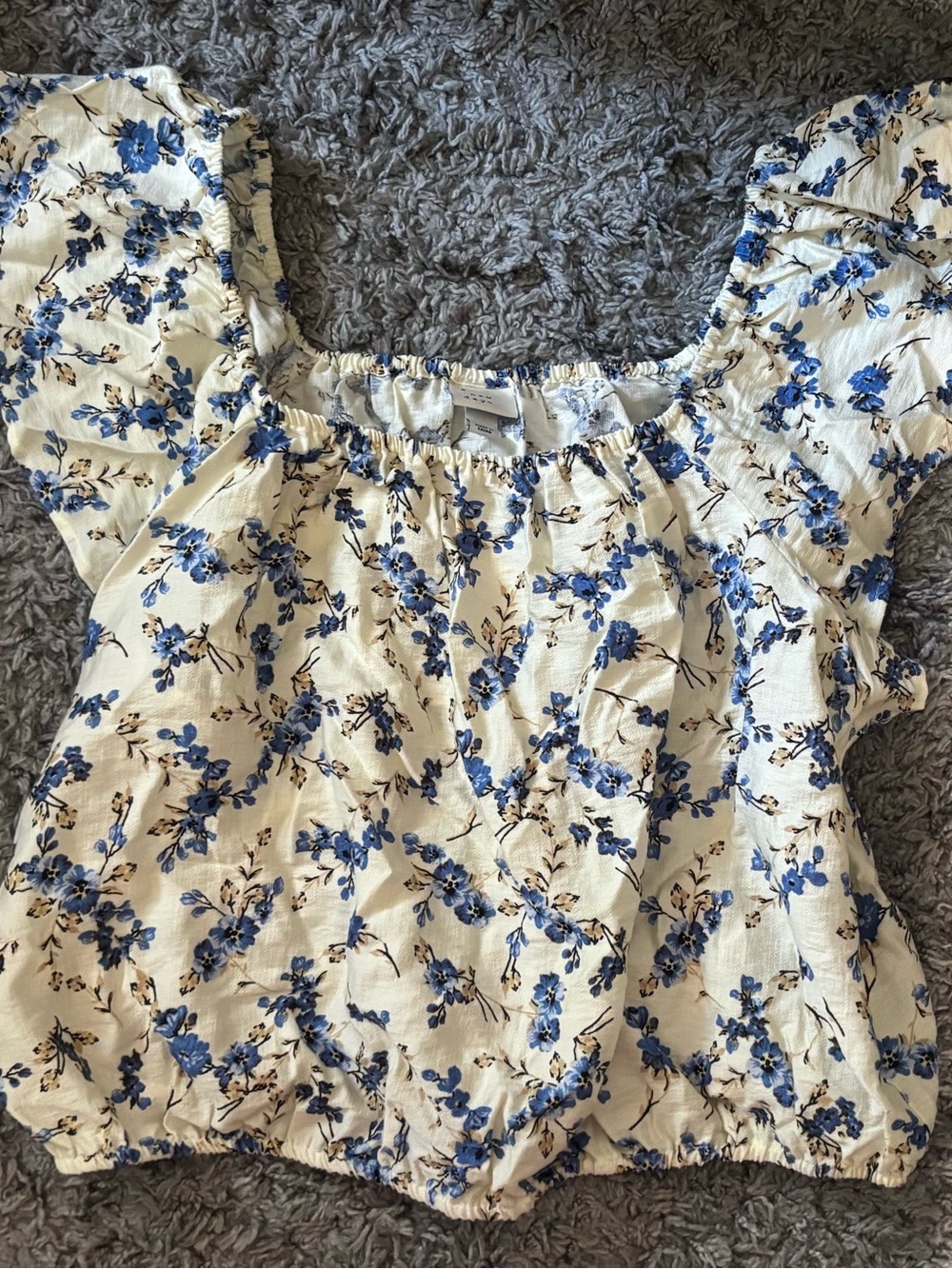 Plus Ladies XXL Floral Blouse